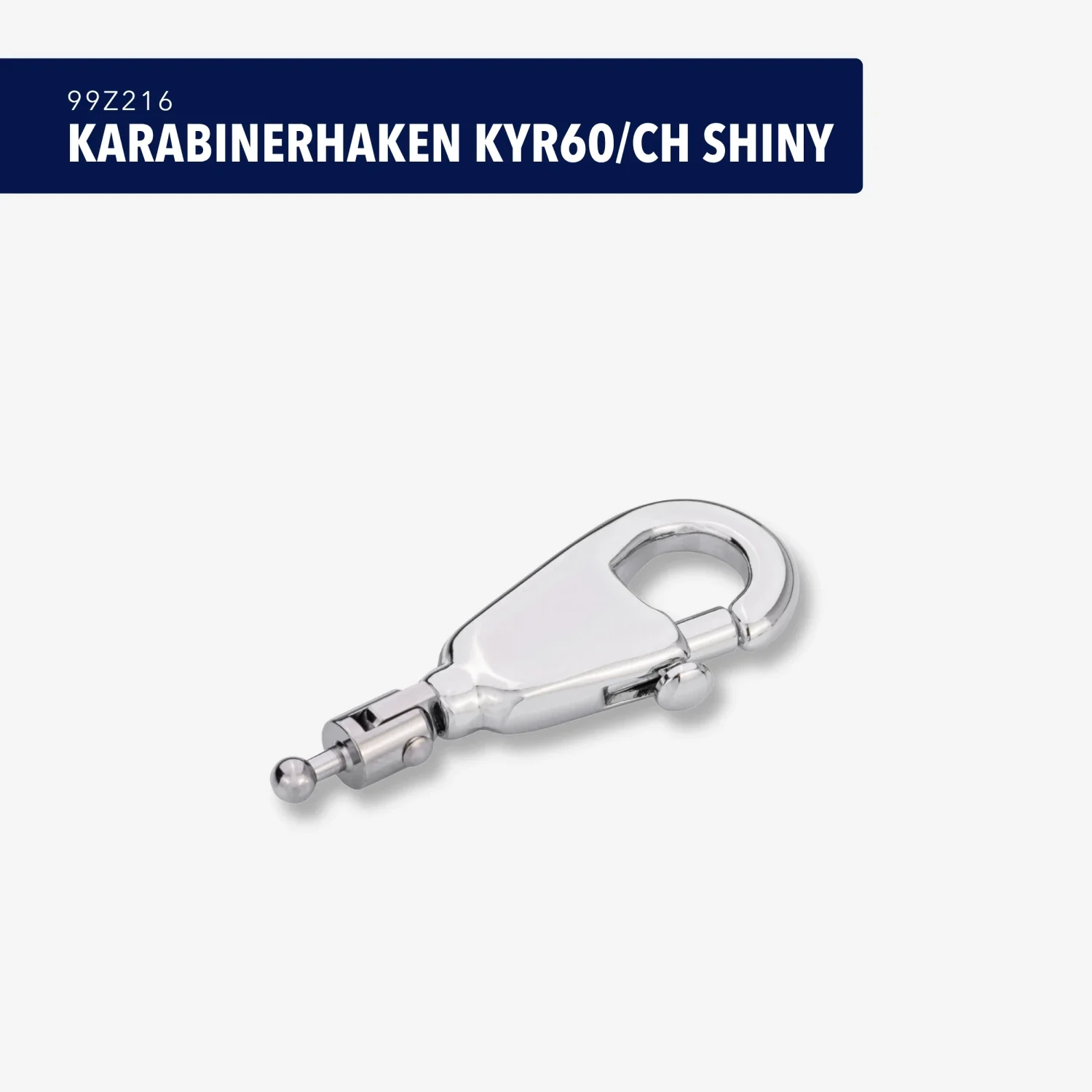 KARABINERHAKEN KYR60/CH SHINY - Image 2