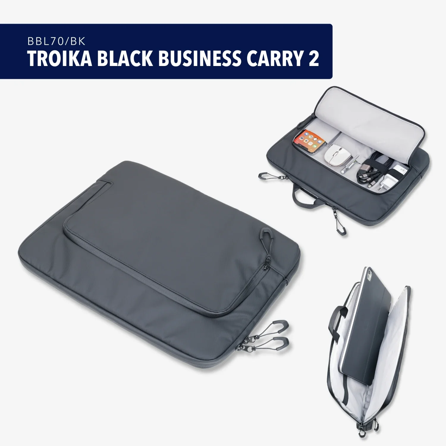 TROIKA BLACK BUSINESS CARRY 2 - Image 8