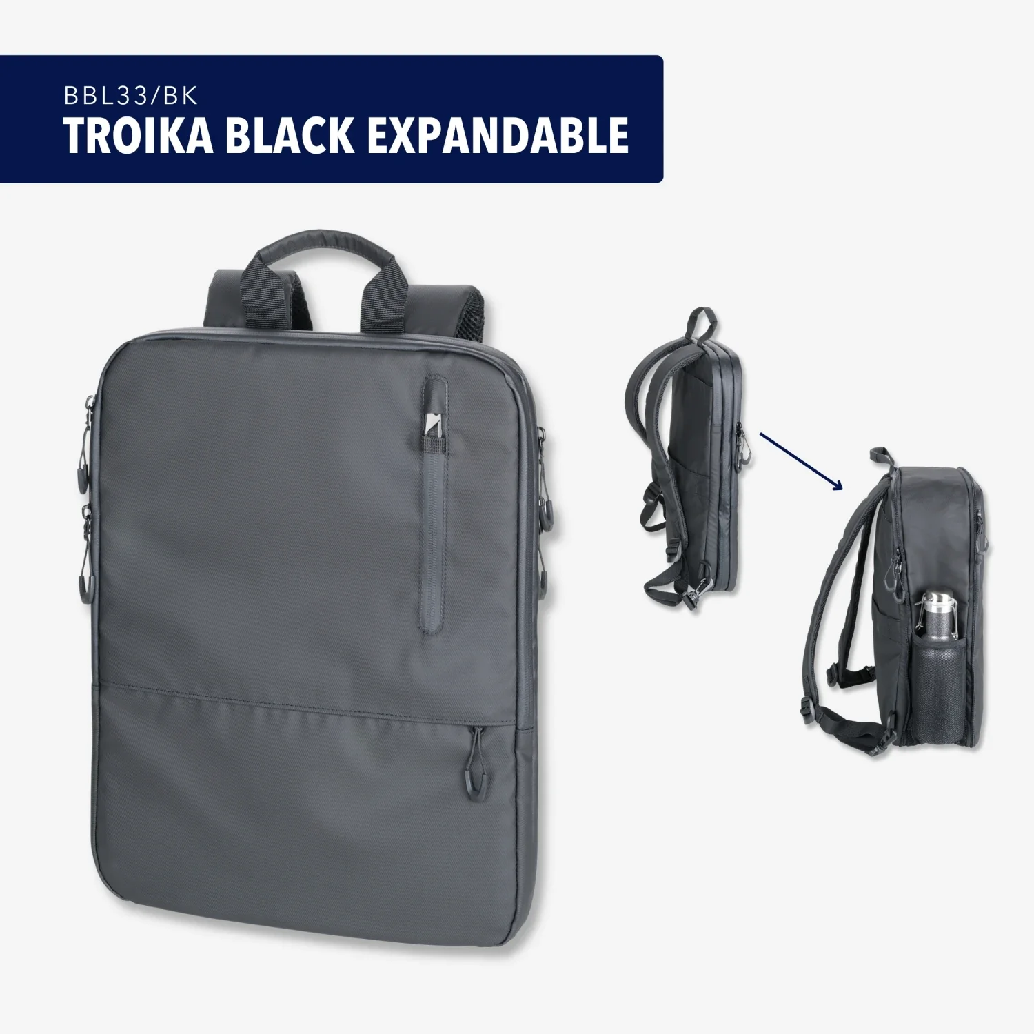 TROIKA BLACK EXPANDABLE - Image 8