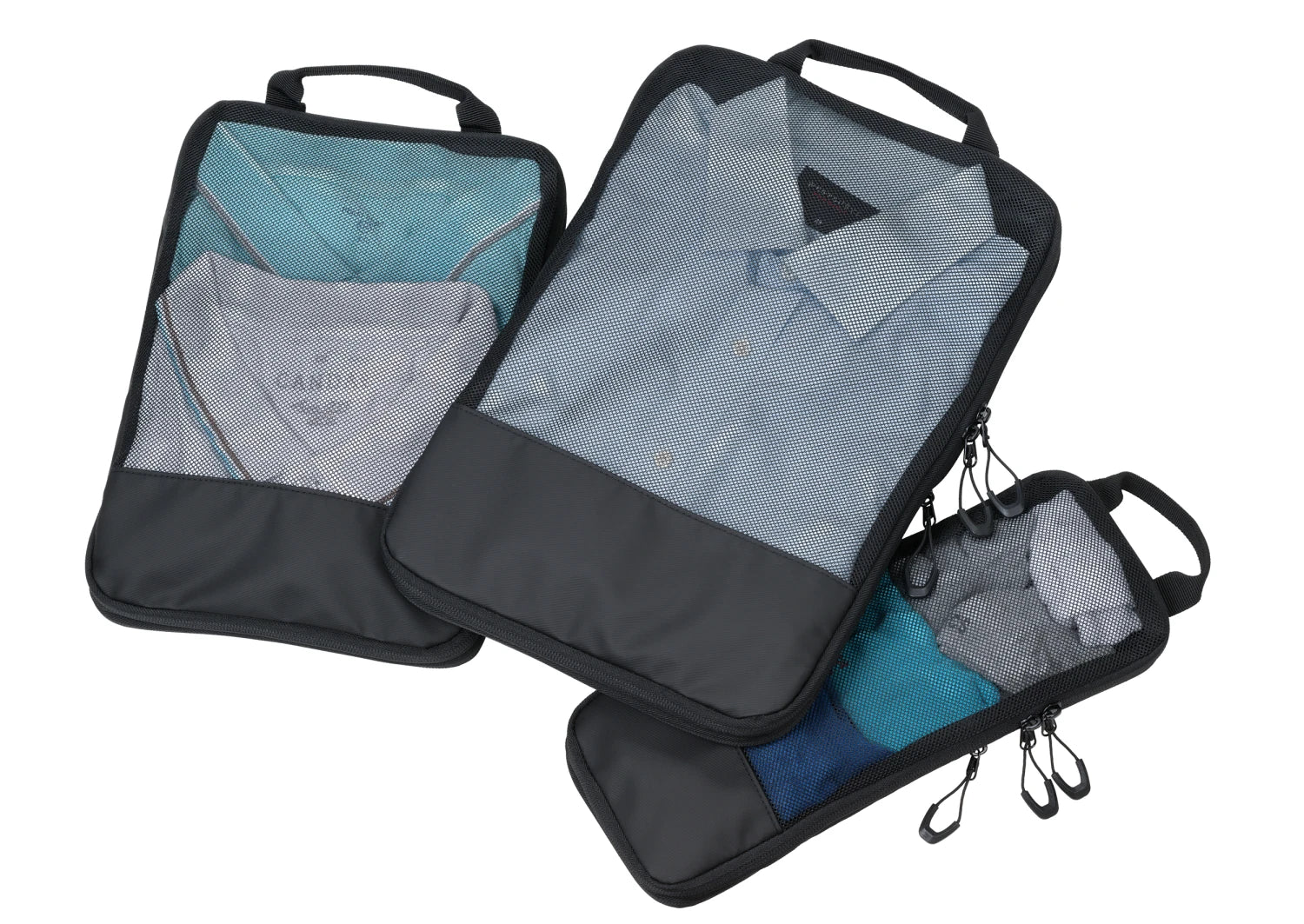 TROIKA BLACK PACKING CUBES - Image 3