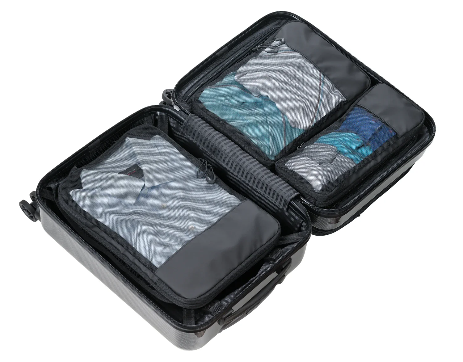 TROIKA BLACK PACKING CUBES - Image 4