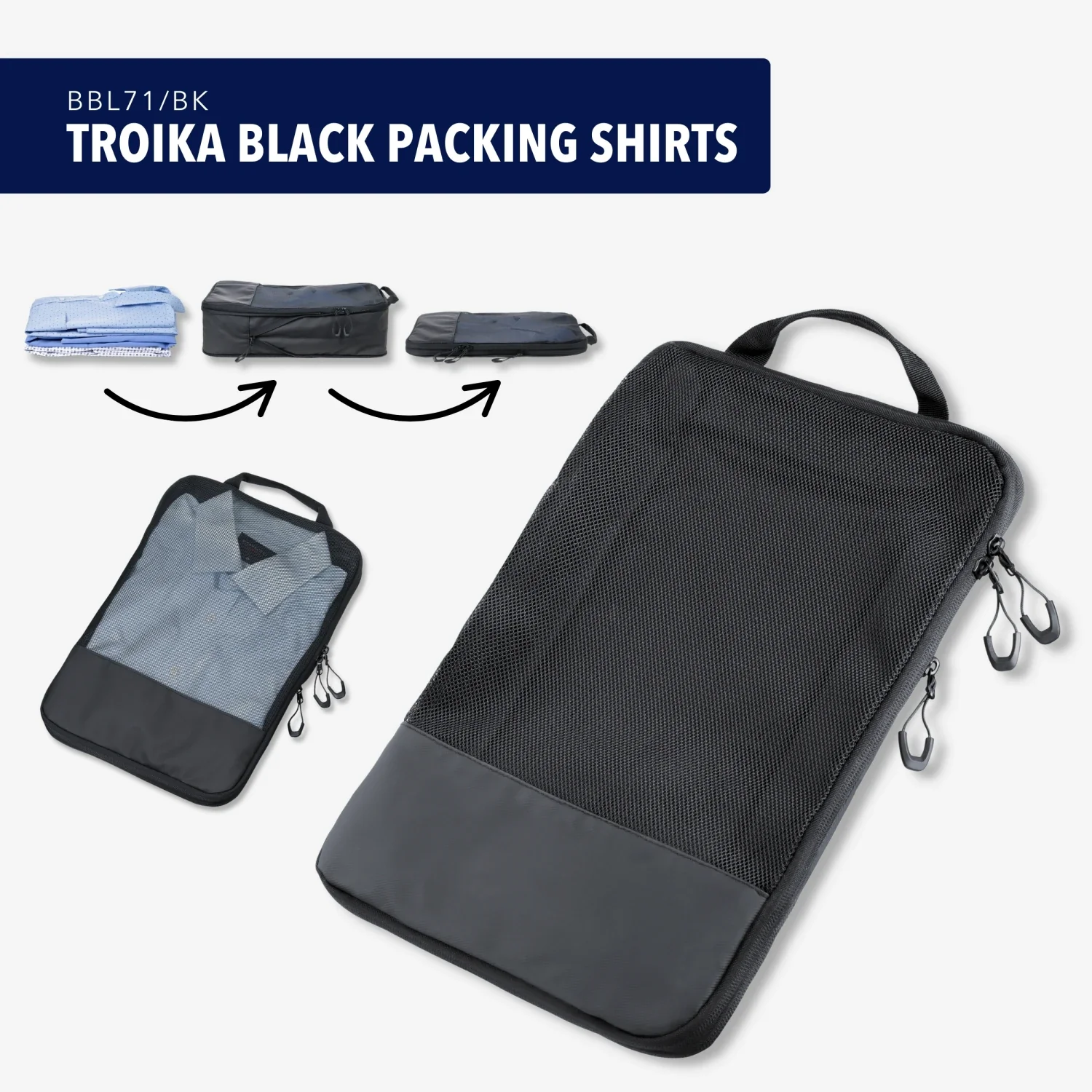 TROIKA BLACK PACKING SHIRTS - Image 7