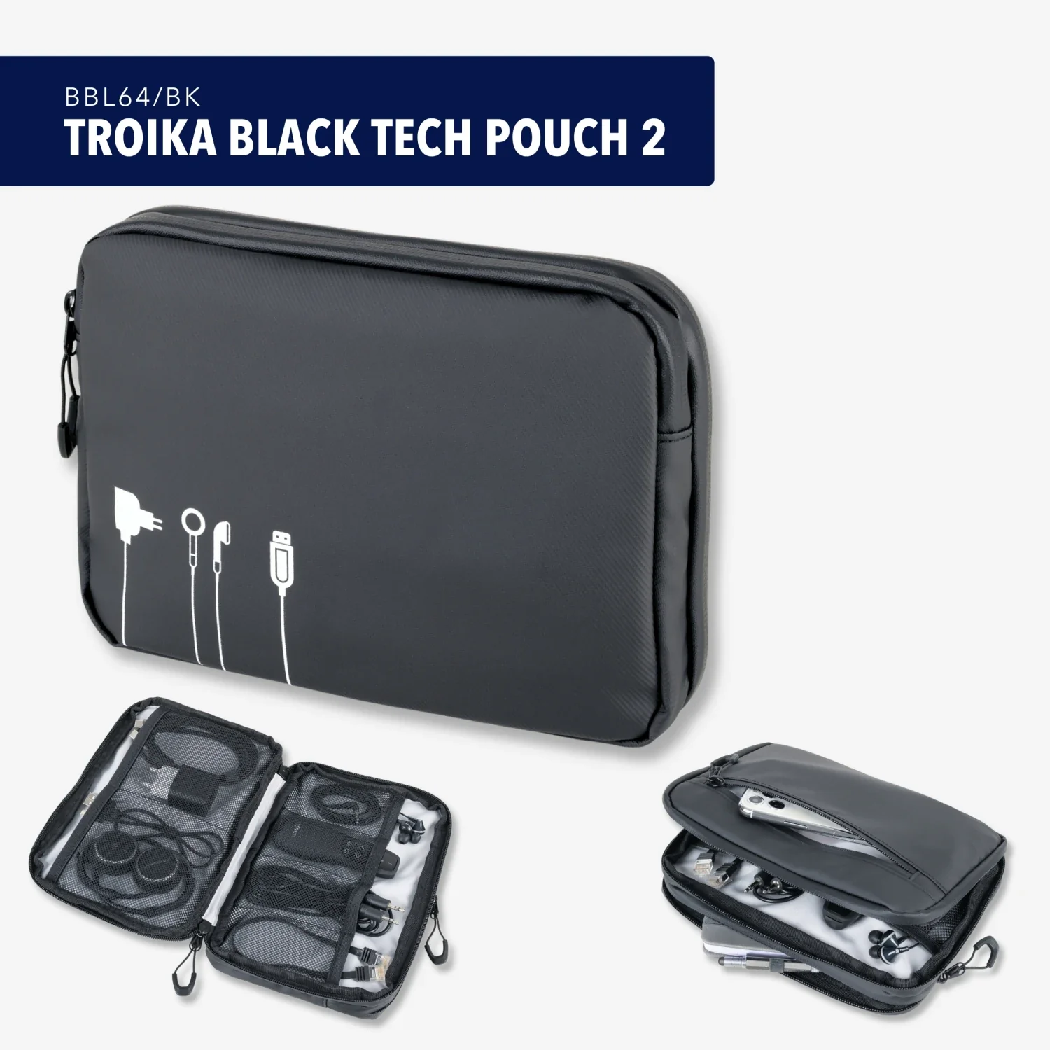 TROIKA BLACK TECH POUCH 2 - Image 7