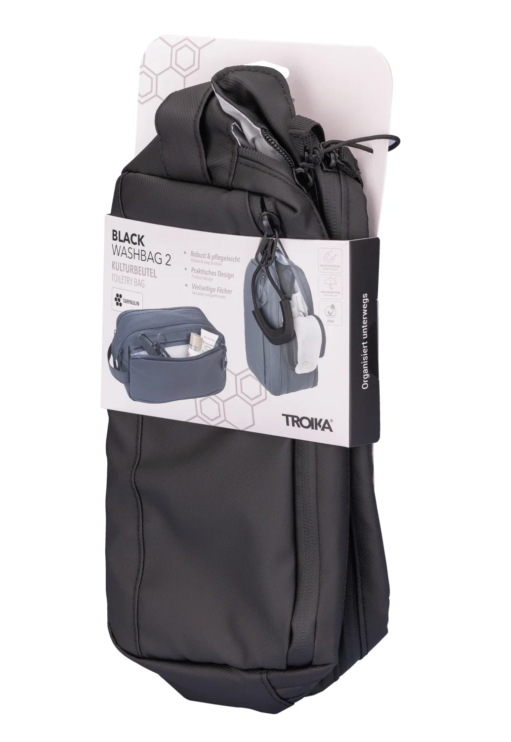 TROIKA BLACK WASHBAG 2 - Image 9