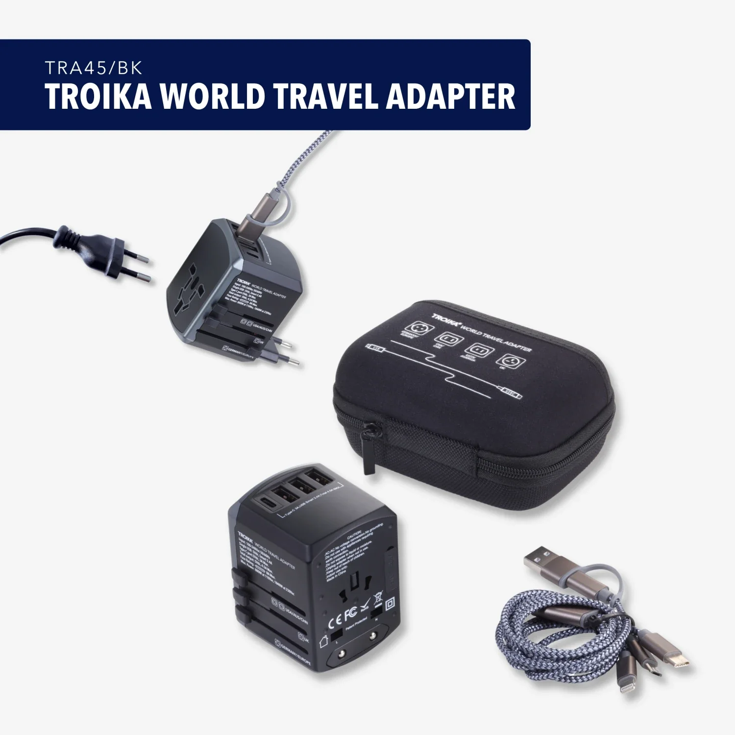 TROIKA WORLD TRAVEL ADAPTER - Image 10